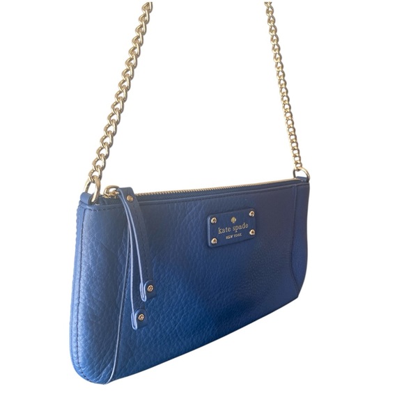 Kate Spade Navy Shoulder Bag with Chain Strap - Picture 3 of 10